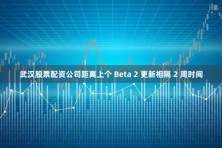 武汉股票配资公司距离上个 Beta 2 更新相隔 2 周时间